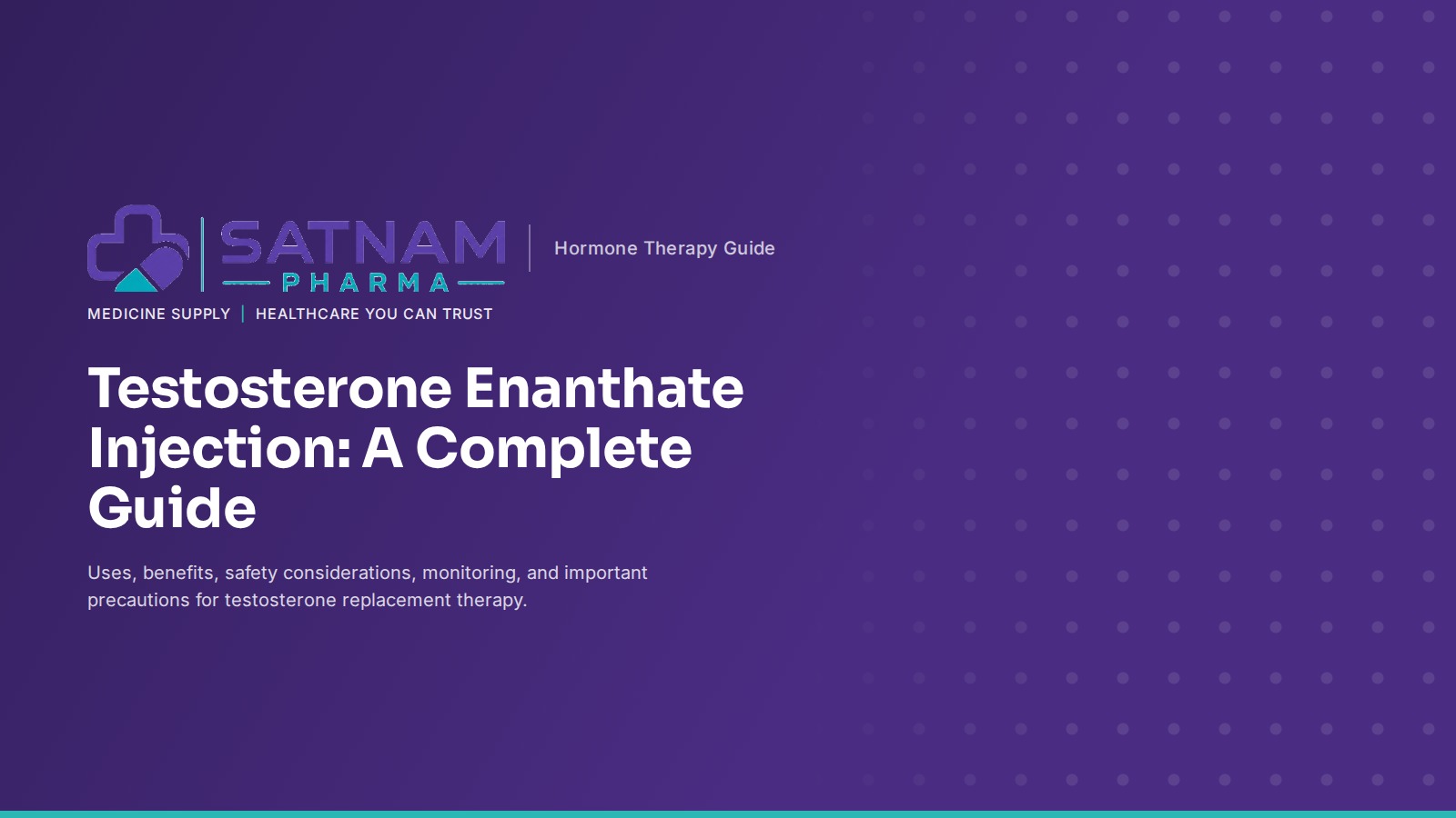 TESTOSTERONE ENANTHATE INJECTION: A COMPLETE GUIDE TO USES, BENEFITS, SAFETY & MONITORING