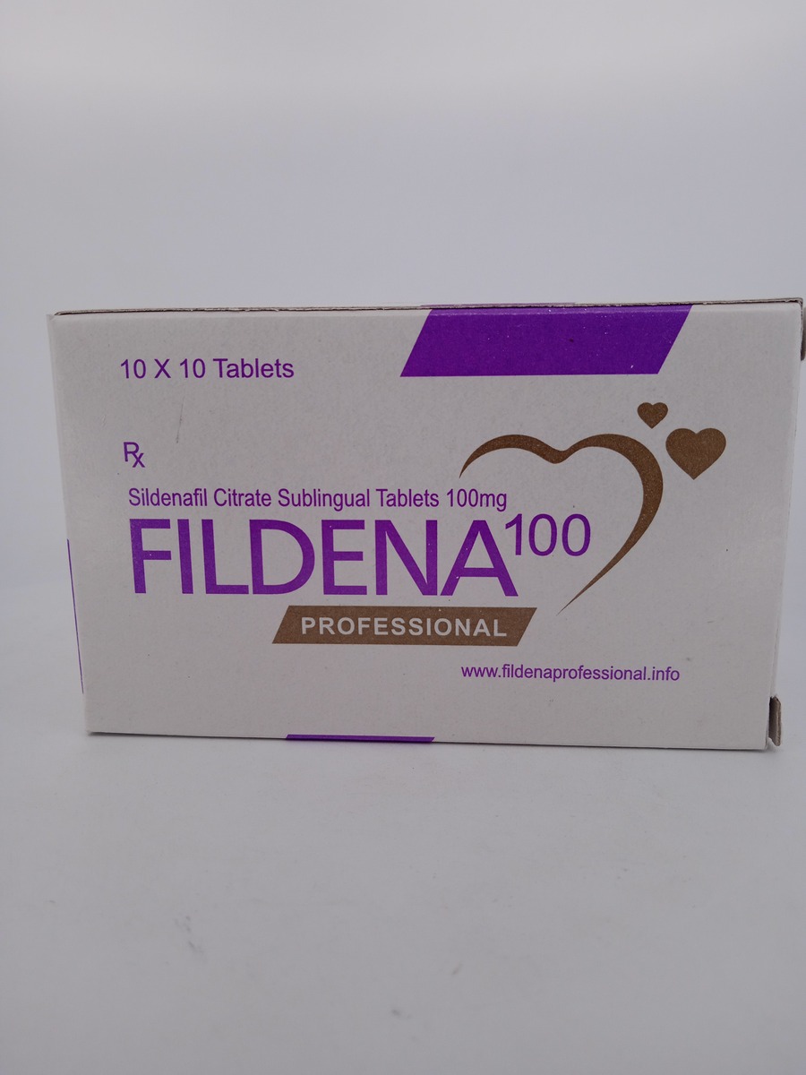 FILDENA PROFESSIONAL-100mg (SILDENAFIL SUBLINGUAL 100mg) - 10 Tablets