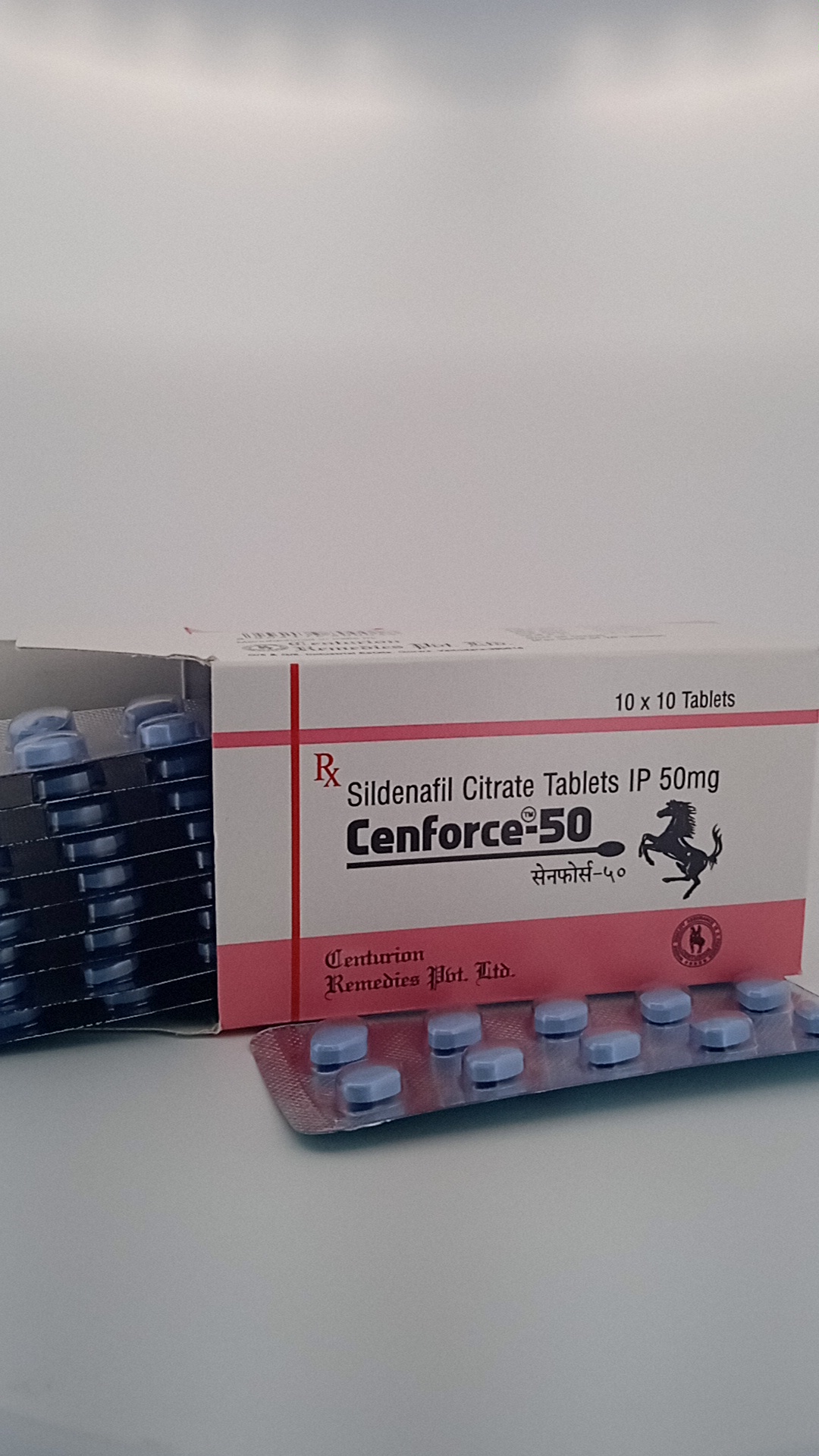 CENFORCE 50mg (SILDENAFIL 50MG) - 10 Tablets
