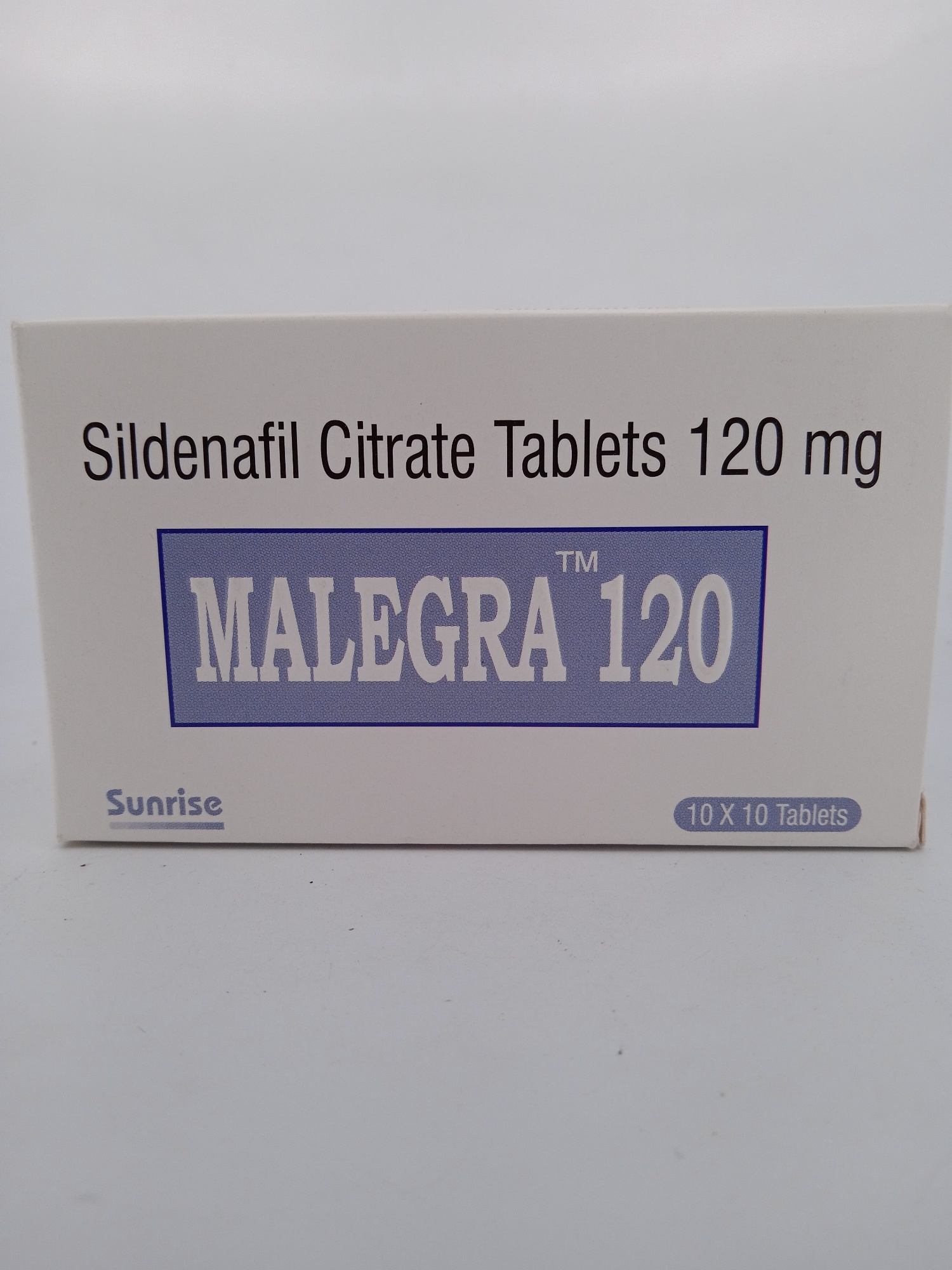MALEGRA 120mg (SILDENAFIL 120mg) - 10 Tablet