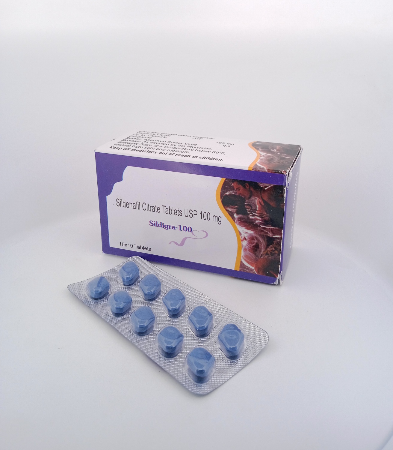 SILDIGRA 100mg (SILDENAFIL 100 MG) - 10 Tablet