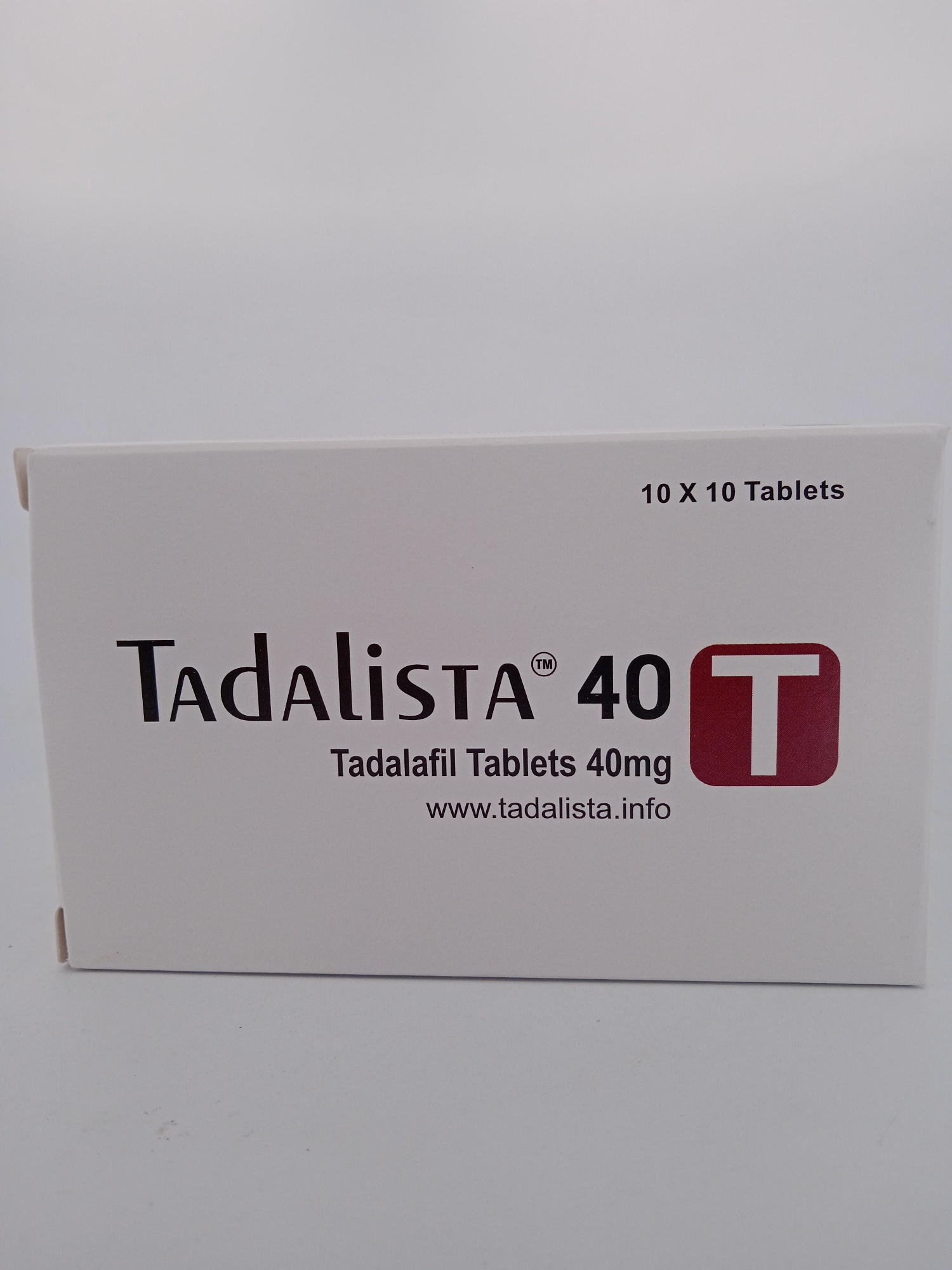 TADALISTA 40mg (TADALAFIL 40 MG) - 10 Tablet