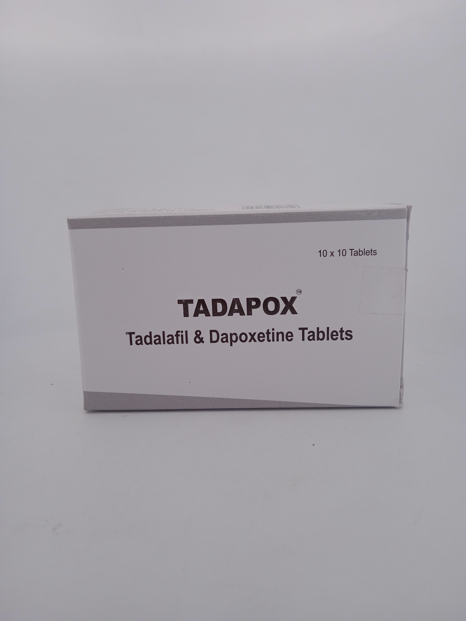 TADAPOX 20/60mg (TADALAFIL 20 MG + DAPOXETINE 60 MG) - 10 Tablet
