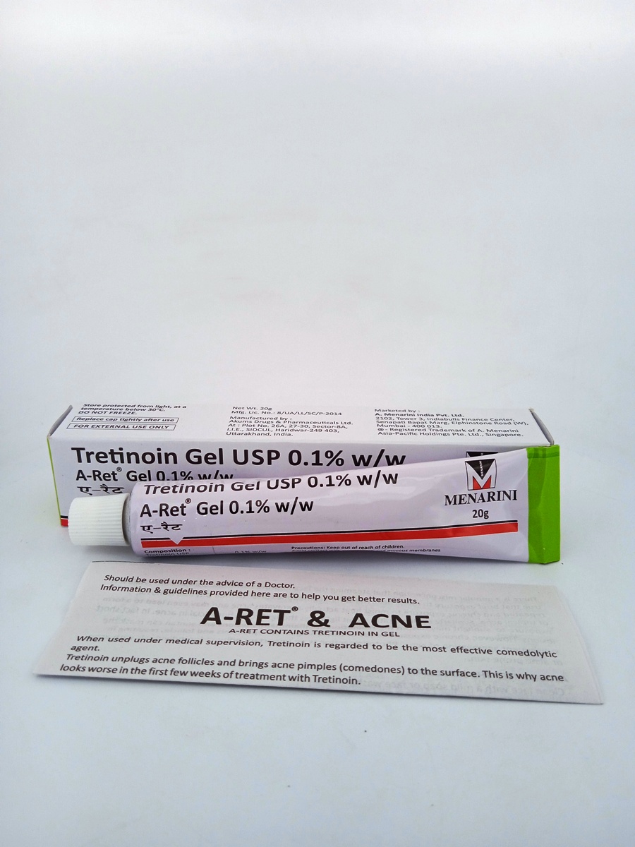 A-RET 0.1% GEL - 20G Tube