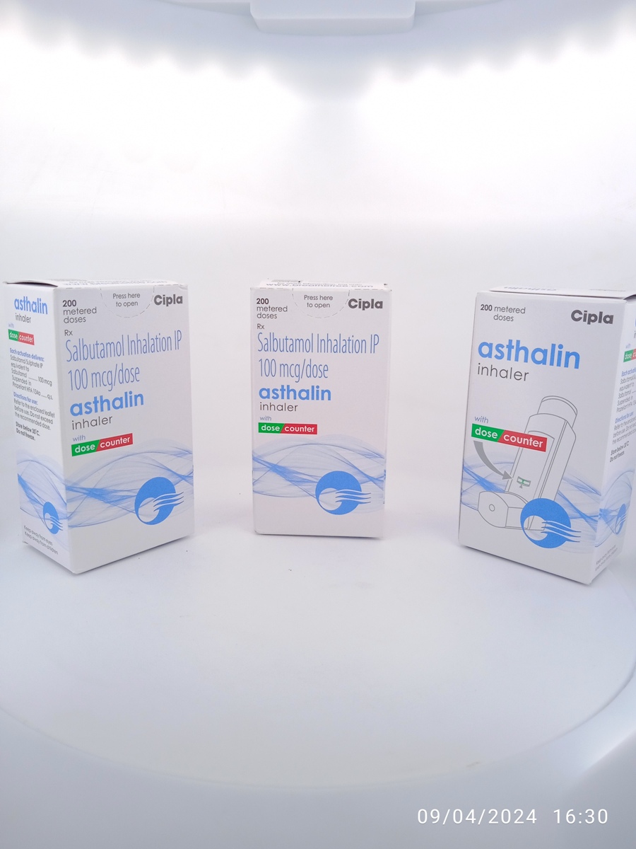 ASTHALIN 100mcg (Salbutamol 100mcg) - 1 Inhaler