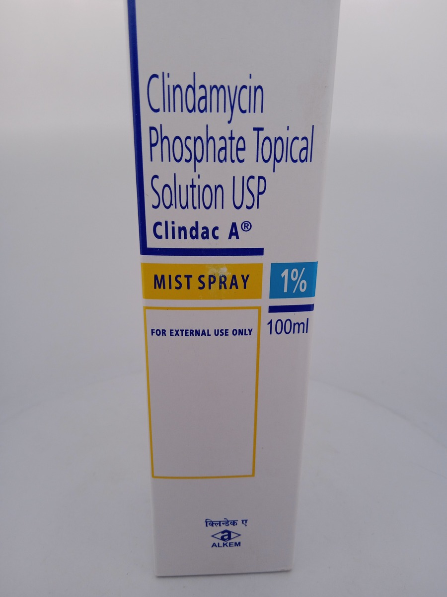 CLINDAC A MIST SPRAY 100ML | Clindamycin 1% Acne Treatment.