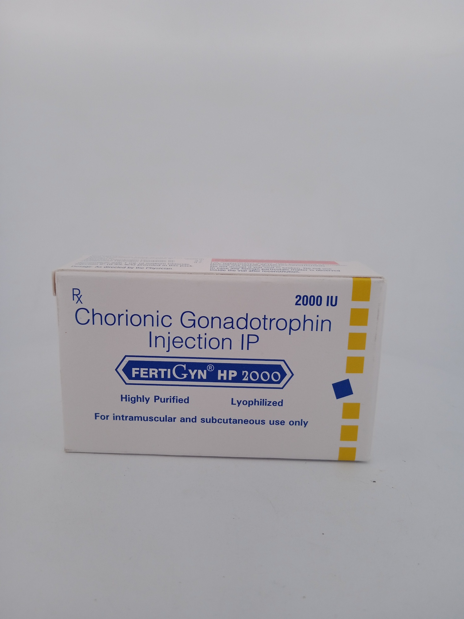 FERTIGYN 2000 IU 2ML | Human Chorionic Gonadotropin Injection.