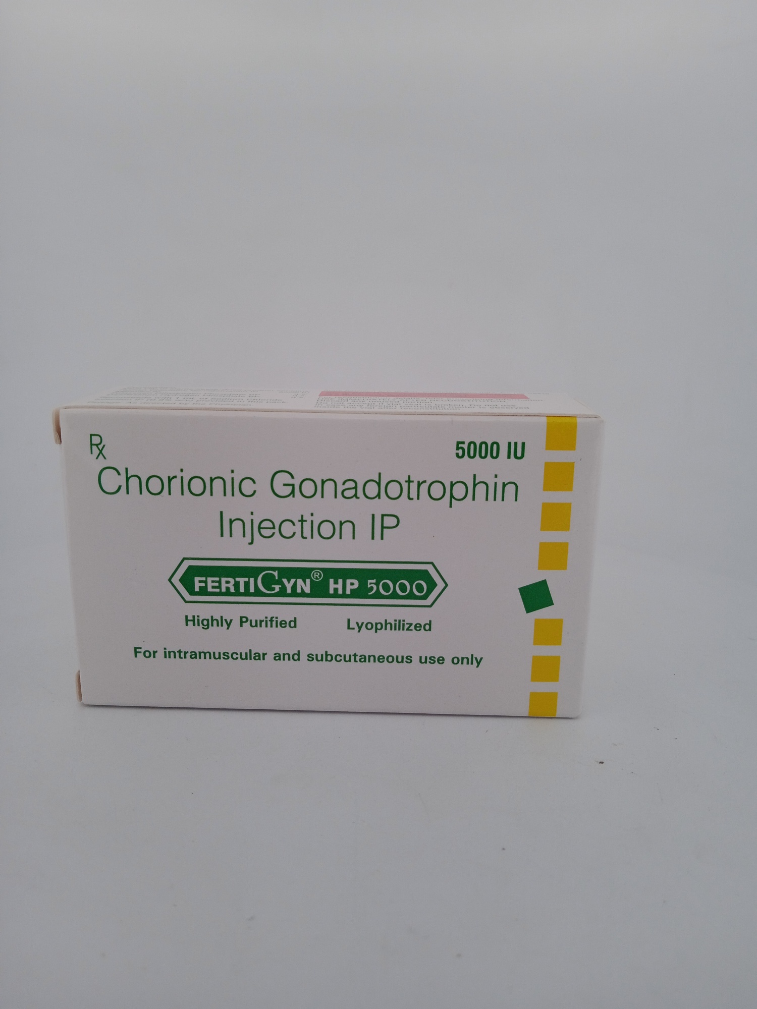 FERTIGYN 5000 IU 2ML | Human Chorionic Gonadotropin Injection.