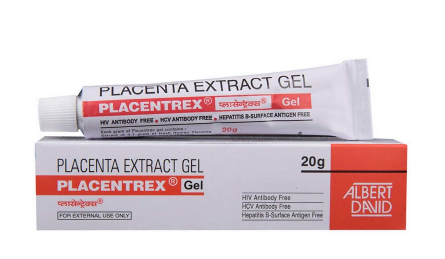 PLACENTREX GEL 20G | Human Placenta Extract Wound Healing Gel.