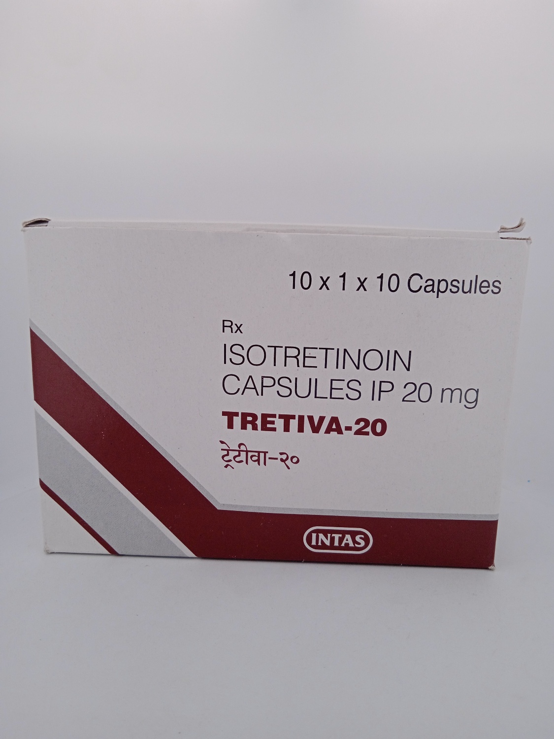 TRETIVA 20 MG 10 CAPSULES | Isotretinoin Severe Acne Medicine