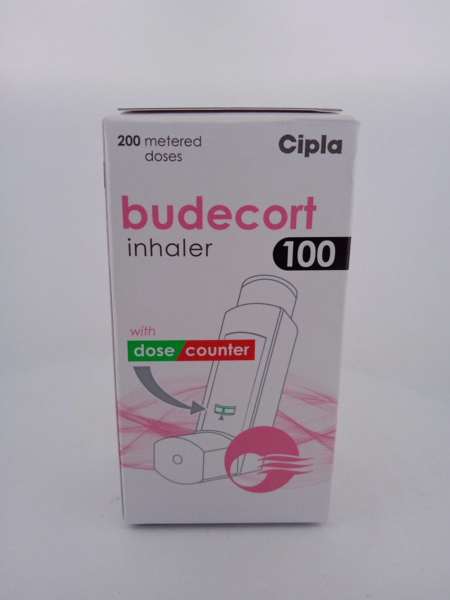 BUDECORT 100 INHALER | Budesonide 100mcg Metered Dose Inhaler.