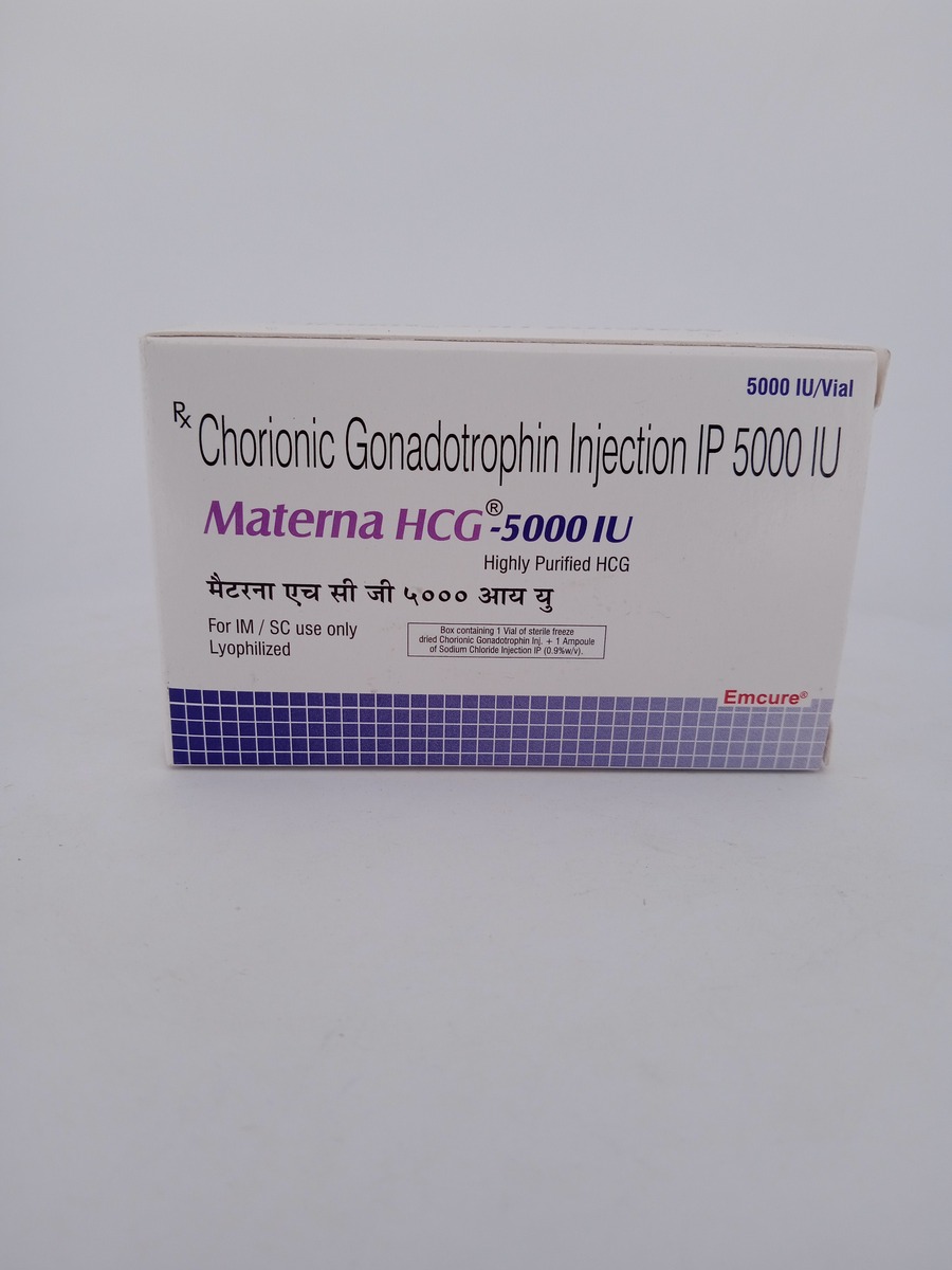 MATERNA HCG 5000IU INJECTION | Human Chorionic Gonadotropin Therapy.