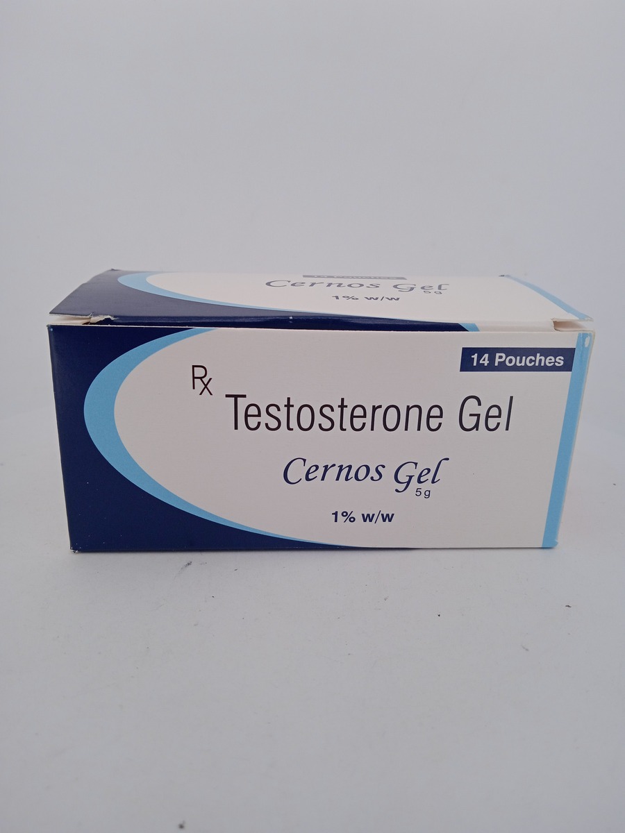 CERNOS GEL 10MG | Testosterone 1% Gel 5g for Hypogonadism.