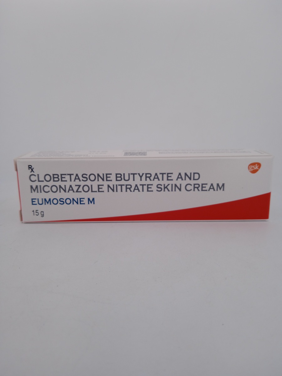 EUMOSONE M CREAM 15G | Clobetasone & Miconazole Antifungal Cream.