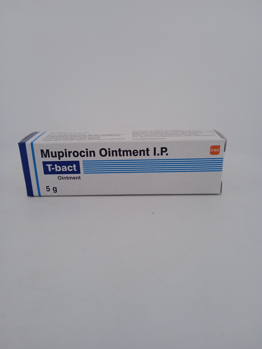 T-BACT OINTMENT 5G | Mupirocin 2% Topical Antibiotic Treatment.