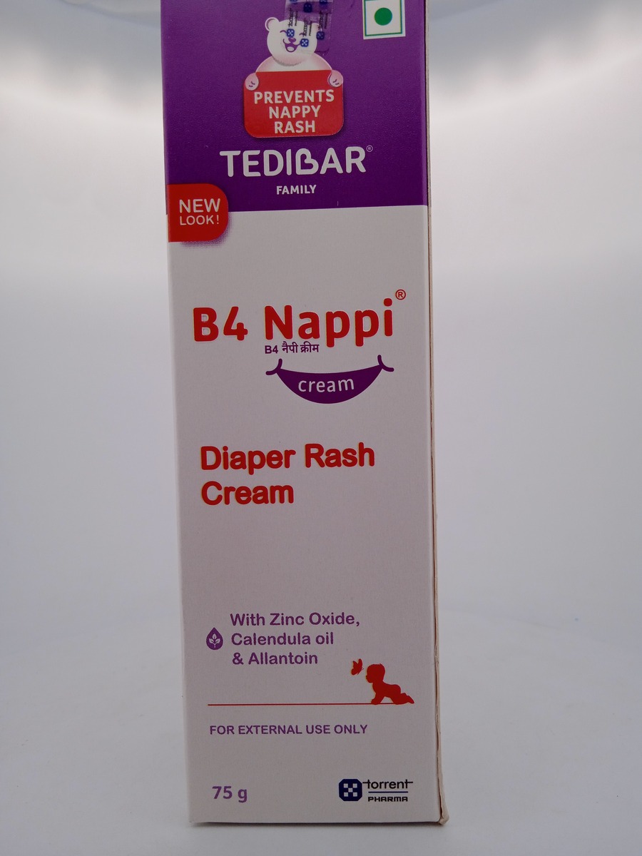 B4 NAPPI CREAM 75G | Diaper Rash Protection & Skin Care Cream.