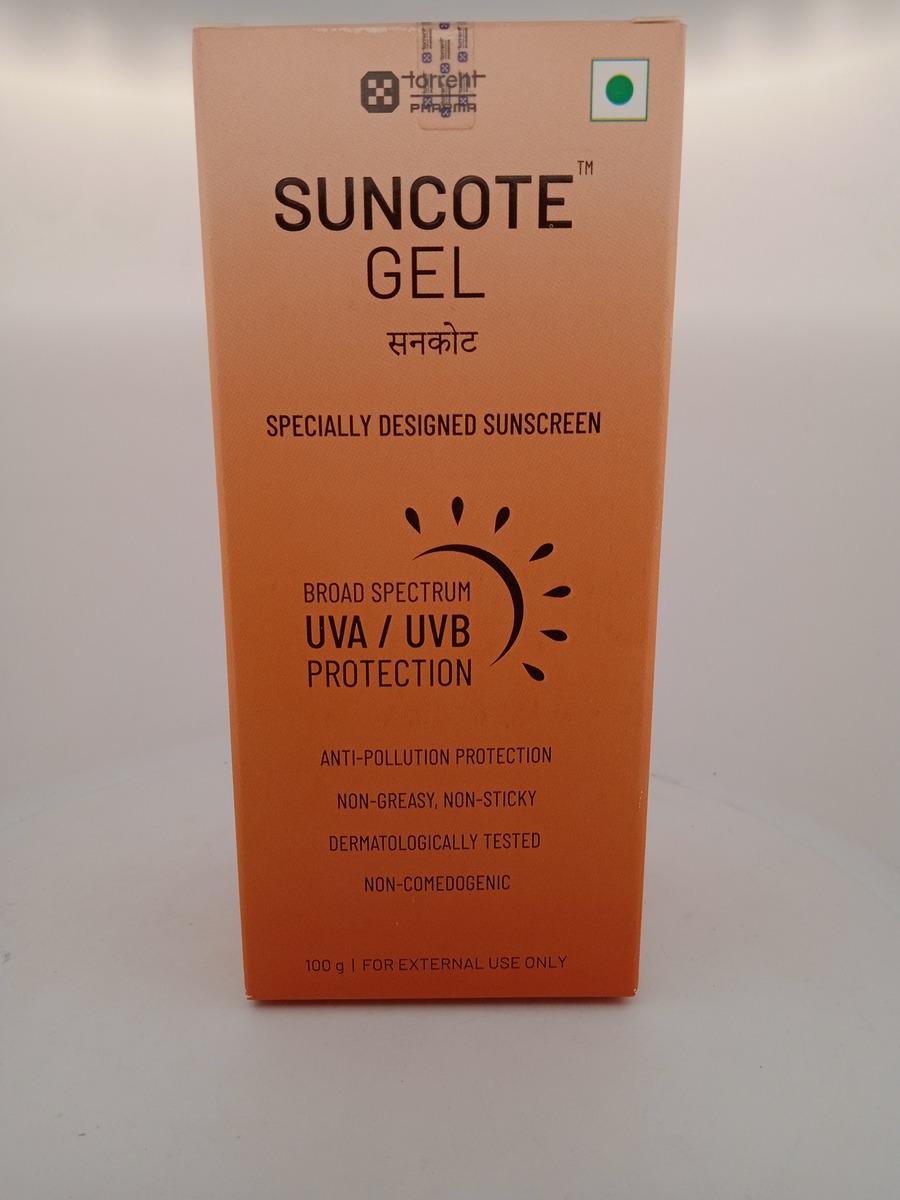 SUNCOTE GEL 100GM | SPF 30 Broad Spectrum Sunscreen Gel.