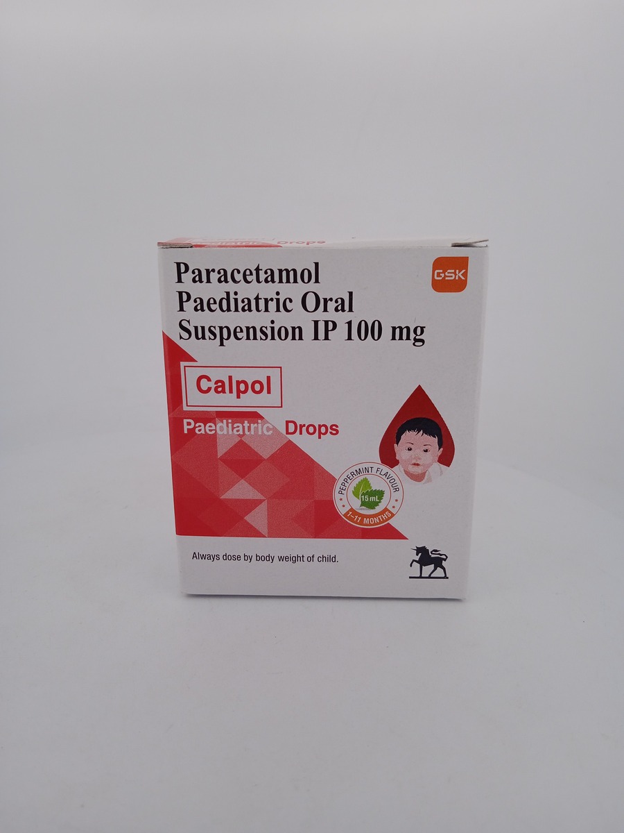 CALPOL PAEDIATRIC DROPS 100MG 15ML | Paracetamol Oral Drops.