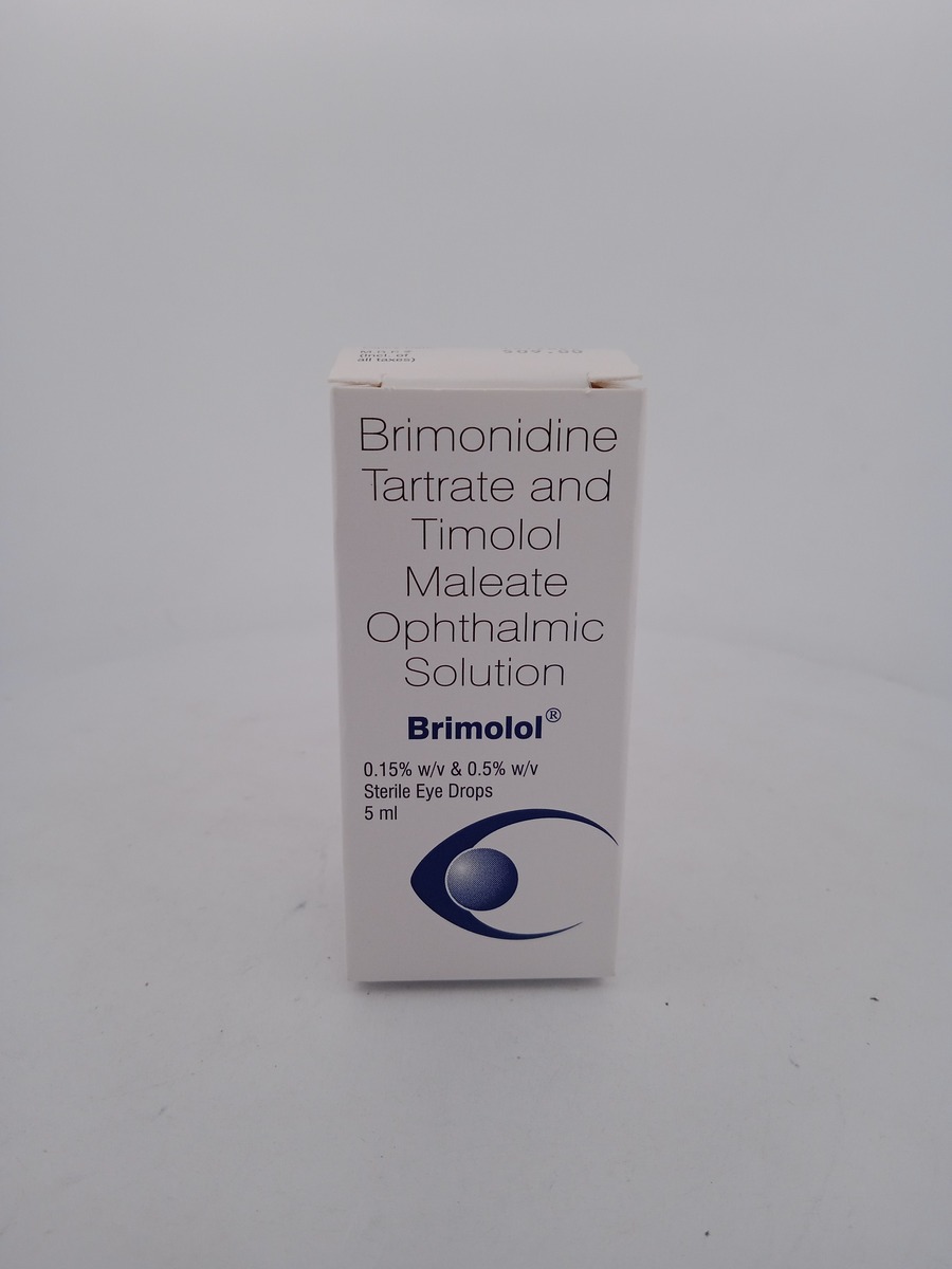 BRIMOLOL EYE DROPS 5ML | Brimonidine & Timolol Solution.