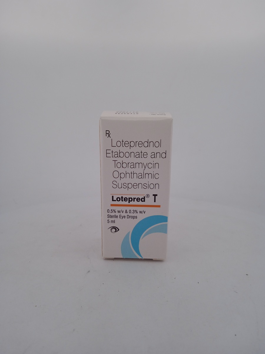 LOTEPRED T EYE DROPS 5ML | Loteprednol & Tobramycin Therapy.