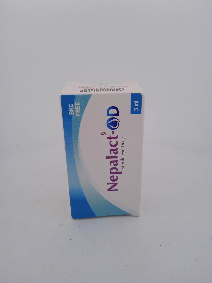 NEPALACT OD EYE DROPS 3ML | Nepafenac 0.3% Ophthalmic NSAID.