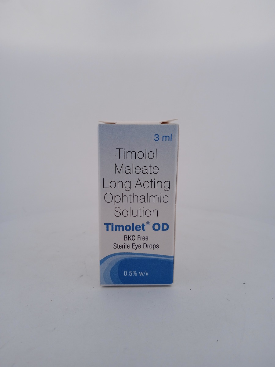 TIMOLET OD EYE DROPS 3ML | Timolol Maleate Glaucoma Treatment.