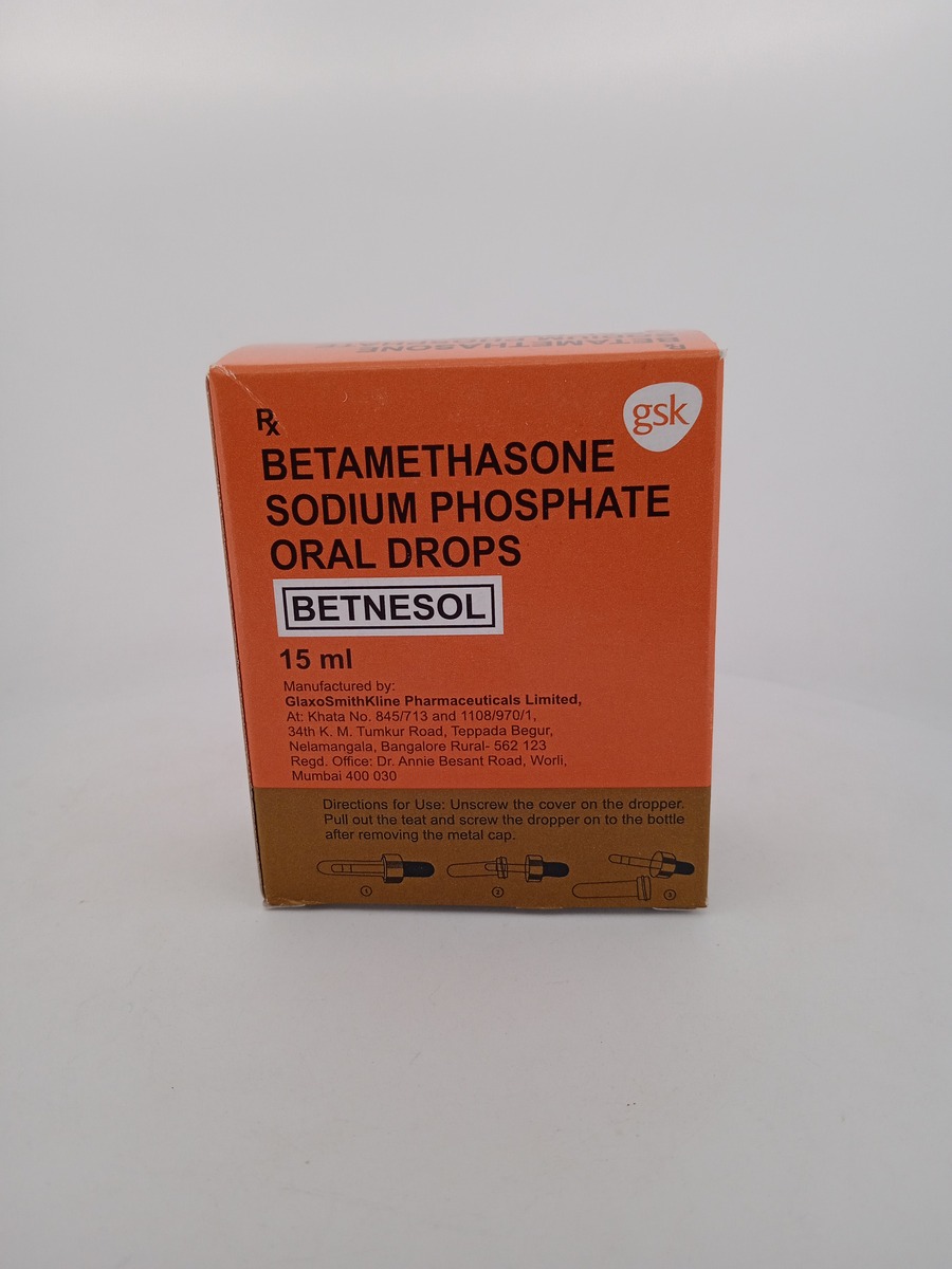BETNESOL DROPS 15ML | Betamethasone 0.5MG Corticosteroid.