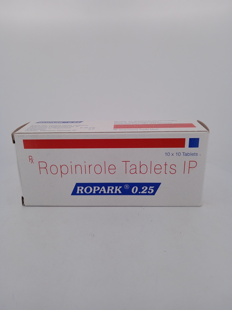 ROPARK 0.25 MG 10 TABLETS | Ropinirole for Parkinson’s Disease