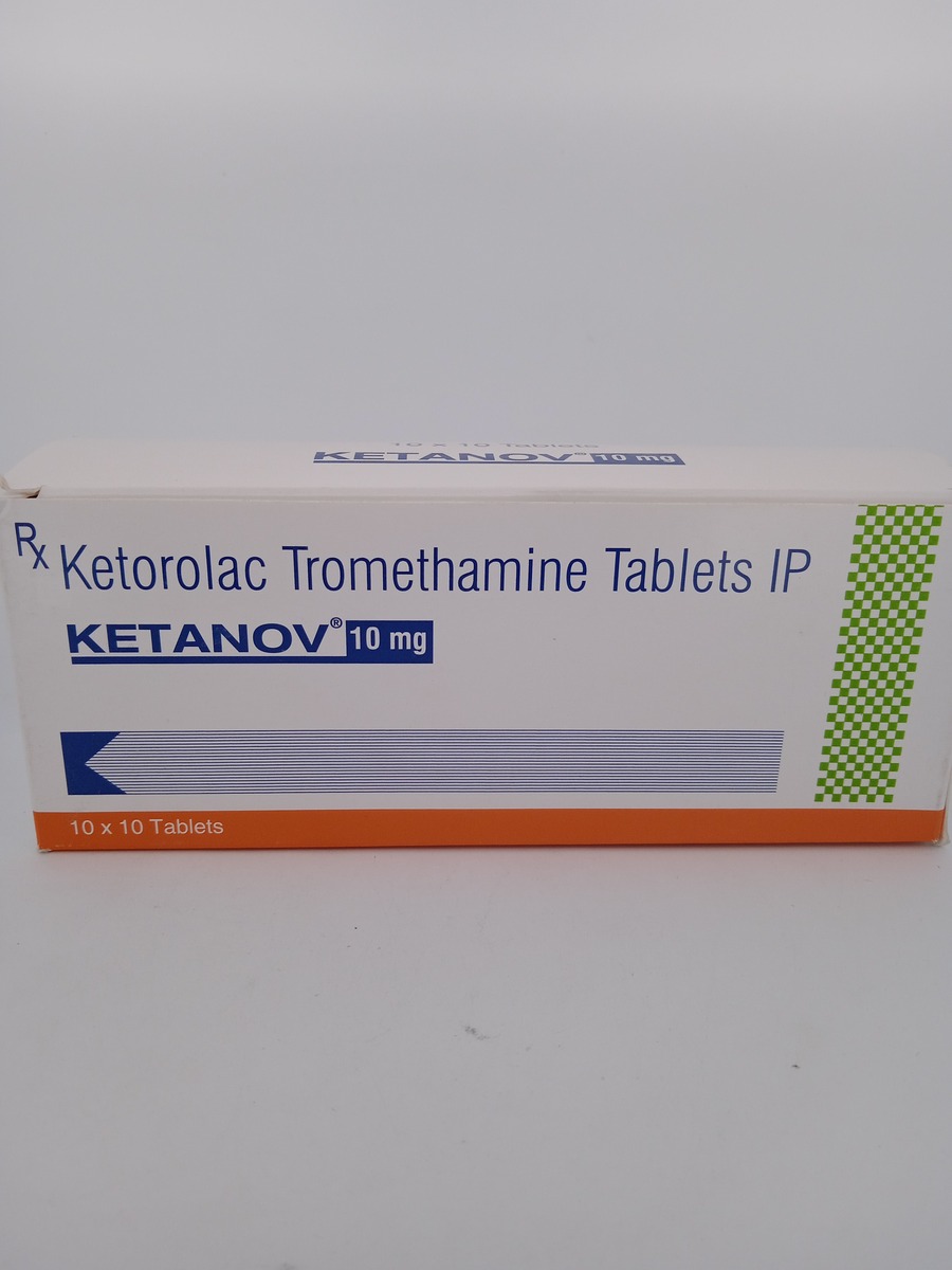 KETANOV 10 MG 10 TABLETS | Ketorolac Pain Relief Medicine.