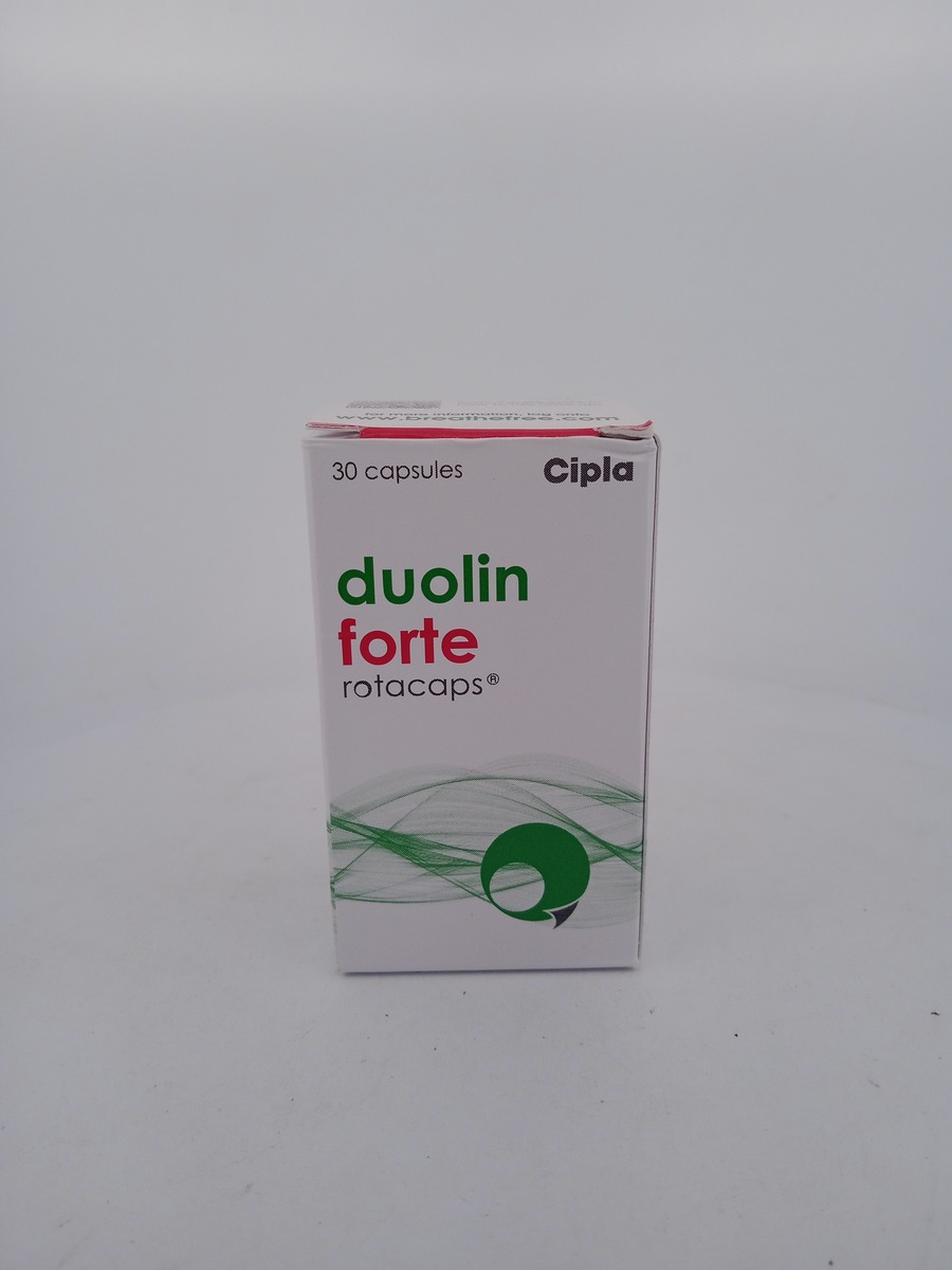 DUOLIN FORTE ROTACAPS 80/100MCG Bronchodilator Inhaler Guide.