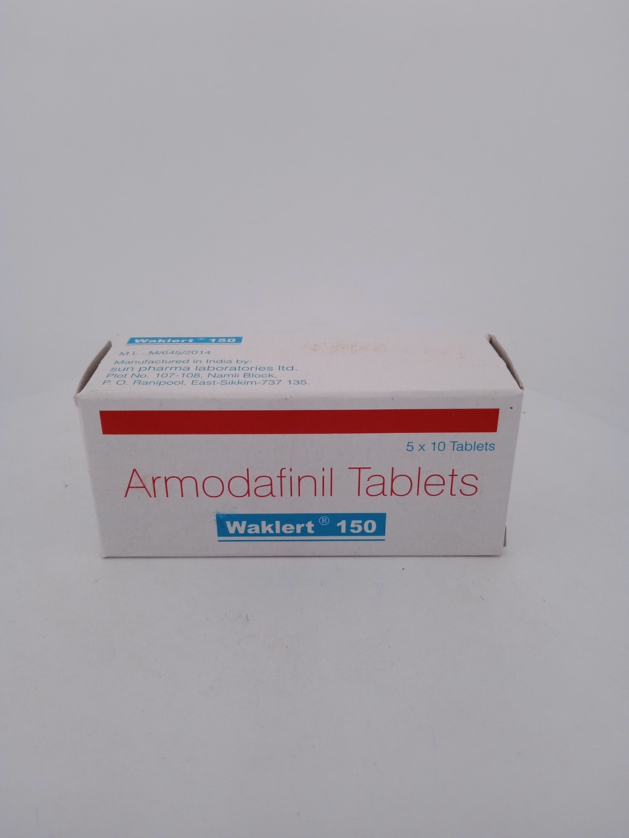 WAKLERT 150 MG 10 TABLETS | Armodafinil Wakefulness Medicine.