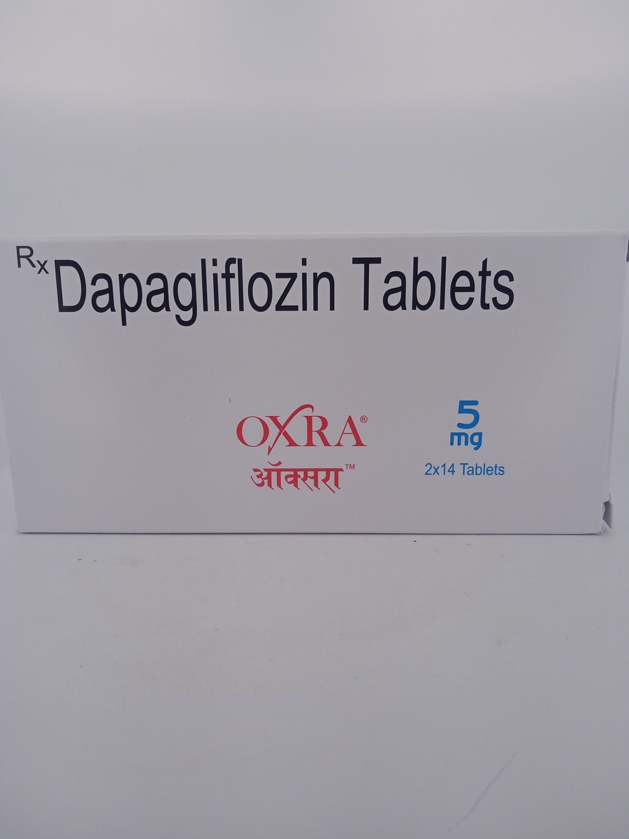 OXRA 5MG TABLETS (Dapagliflozin 5mg) Diabetes & Kidney Support