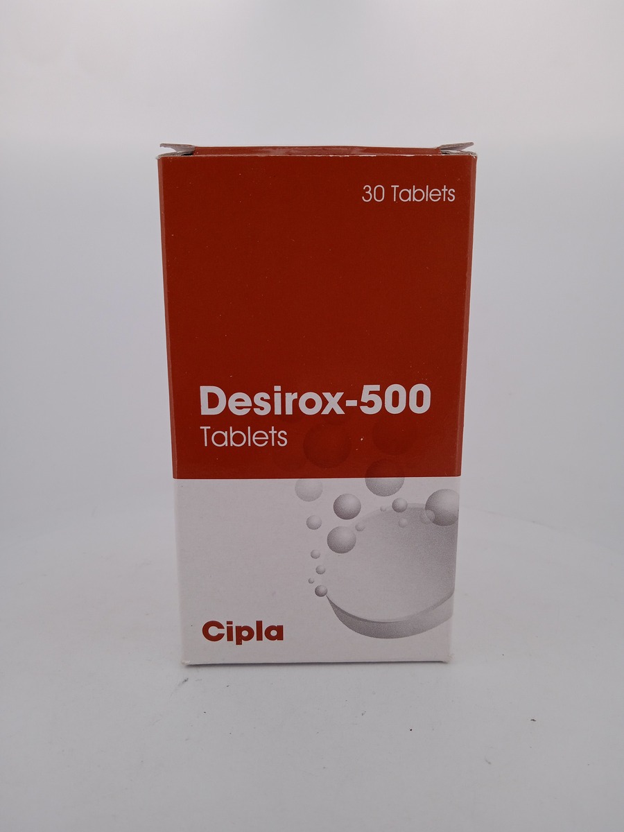 DESIROX 500MG TABLETS (Deferasirox 500mg) Iron Overload Treatment