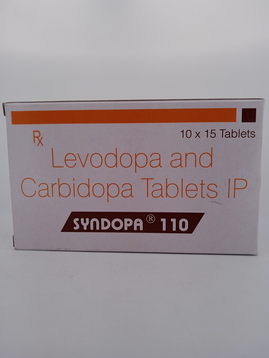 SYNDOPA 110 MG 15 TABLETS | Levodopa Carbidopa Parkinson’s Medicine