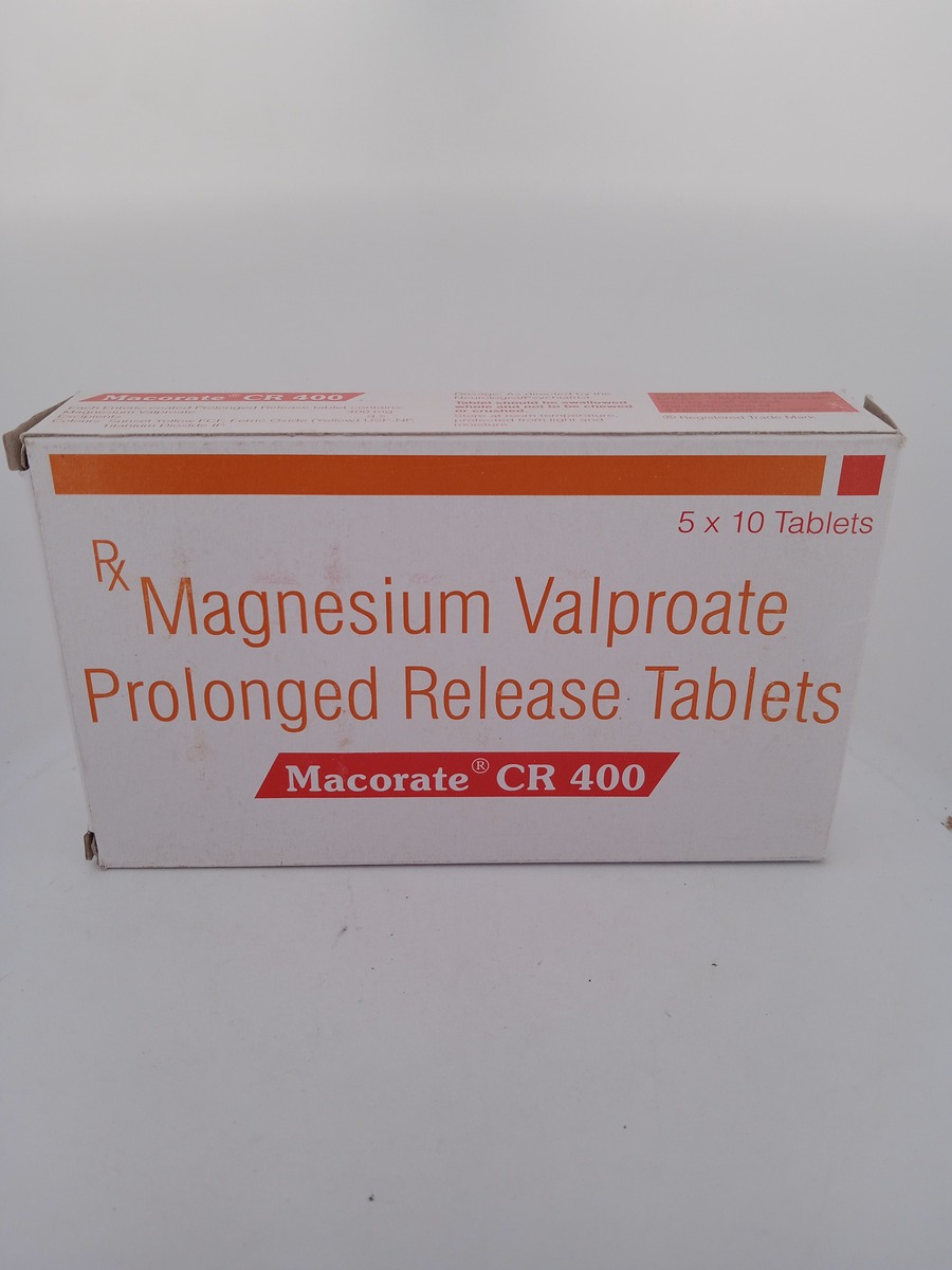MACORATE CR 400 MG 10 TABLETS | Valproate for Seizure Control.