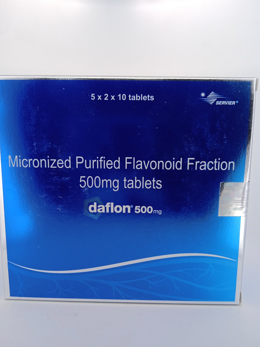 DAFLON 500 MG 10 TABLETS | Diosmin + Hesperidin for Venous Disorders