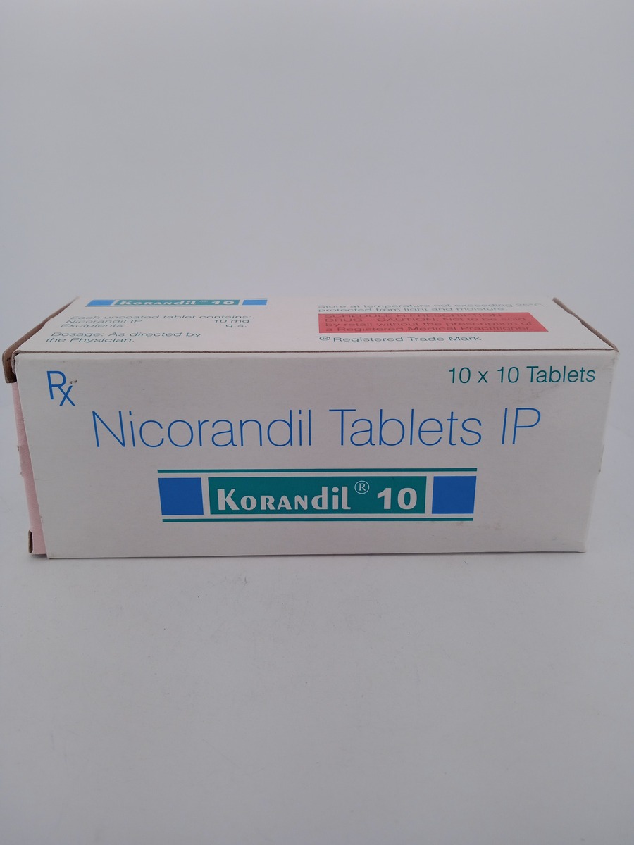 KORANDIL 10 MG 10 TABLETS | Nicorandil for Angina Treatment