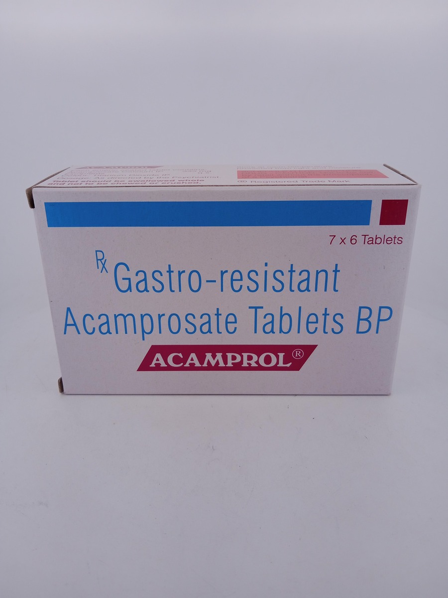 ACAMPROL-333MG-6 TABLET (Acamprosate 333mg) Gastro-Resistant Tablets.