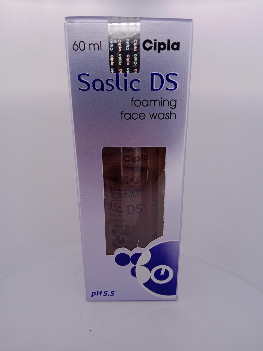 SASLIC DS FOAMING FACE WASH 60ML | Salicylic Acid Acne Cleanser.