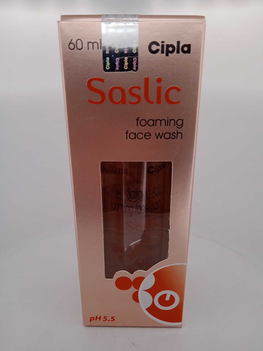 SASLIC FOAMING FACE WASH 60ML | Salicylic Acid Acne Care Cleanser.