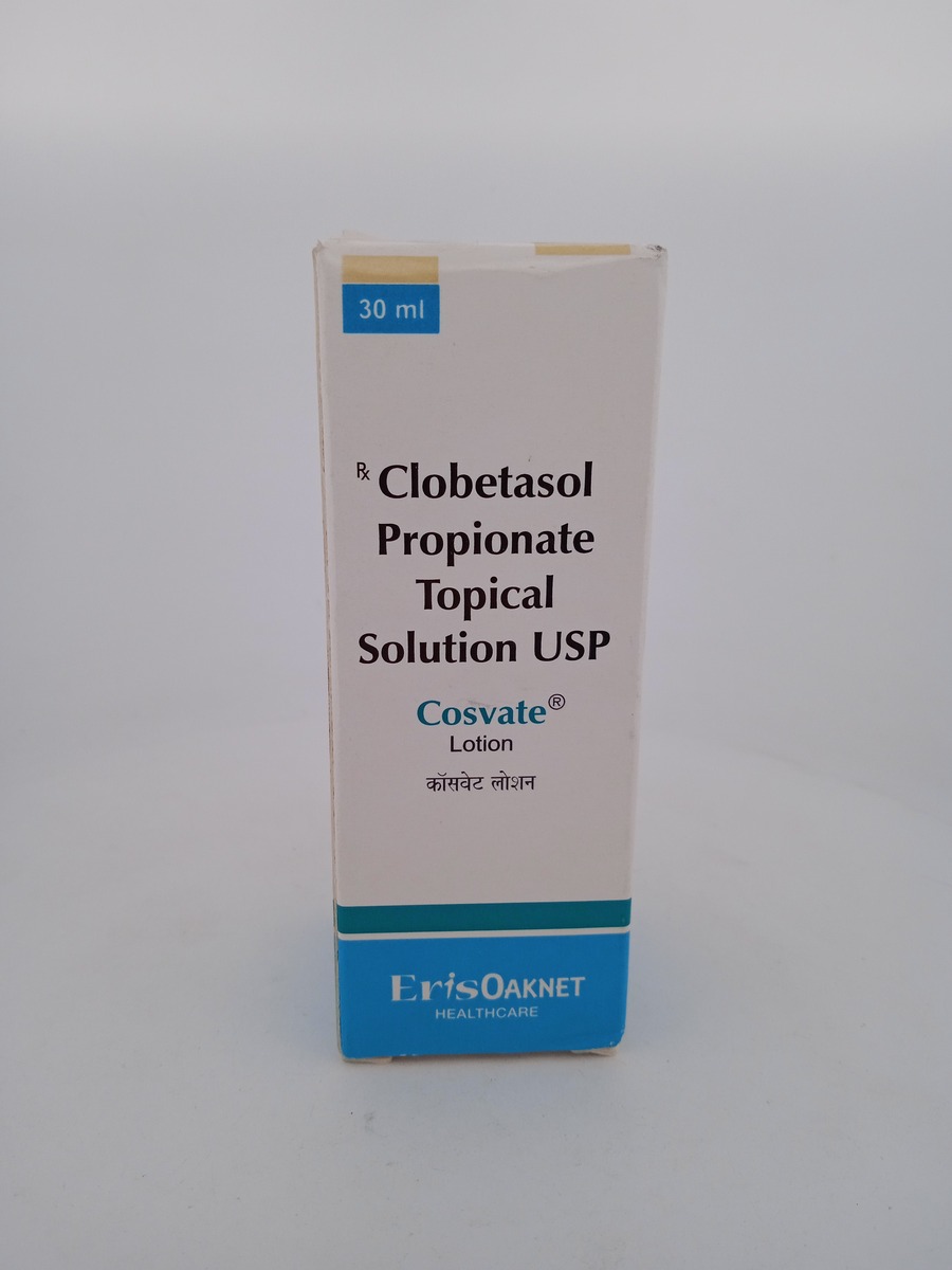 COSVATE LOTION 30ML | Clobetasol Propionate 0.05% Skin Lotion.