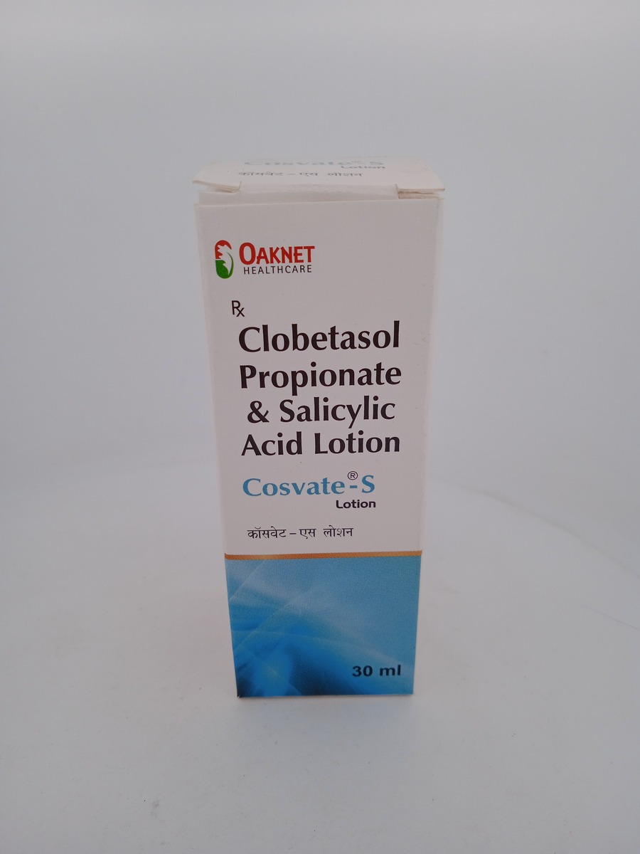 COSVATE-S LOTION 30ML | Clobetasol & Salicylic Acid Lotion.