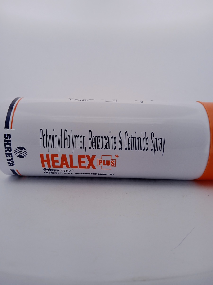 HEALEX PLUS SPRAY 100G | Benzocaine & Cetrimide Wound Care Spray.