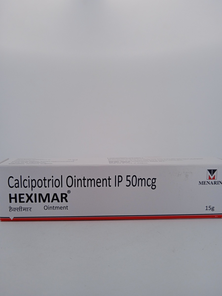 HEXIMAR OINTMENT 15G | Calcipotriol 50mcg Antipsoriatic Ointment.