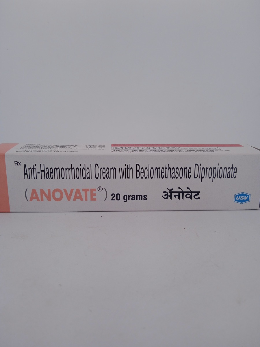 ANOVATE CREAM 20G (Beclometasone + Lidocaine + Phenylephrine) Rectal Cream.