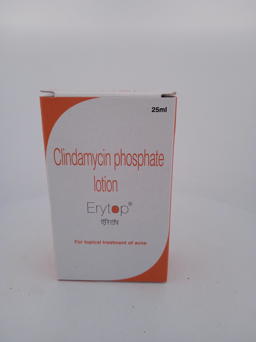 ERYTOP LOTION 25ML | Clindamycin 1% Topical Antibiotic Lotion.