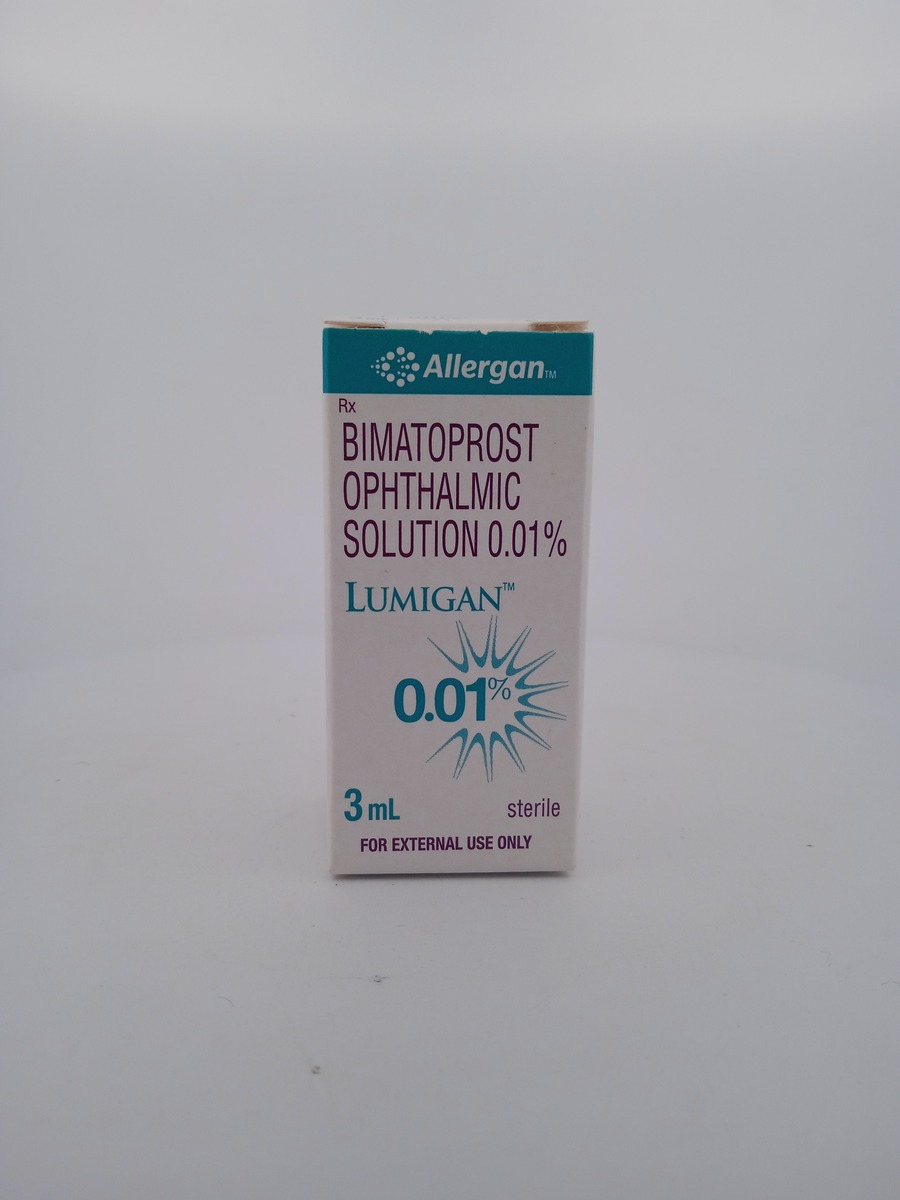 LUMIGAN 0.01% EYE DROPS 3ML | Bimatoprost for Glaucoma.