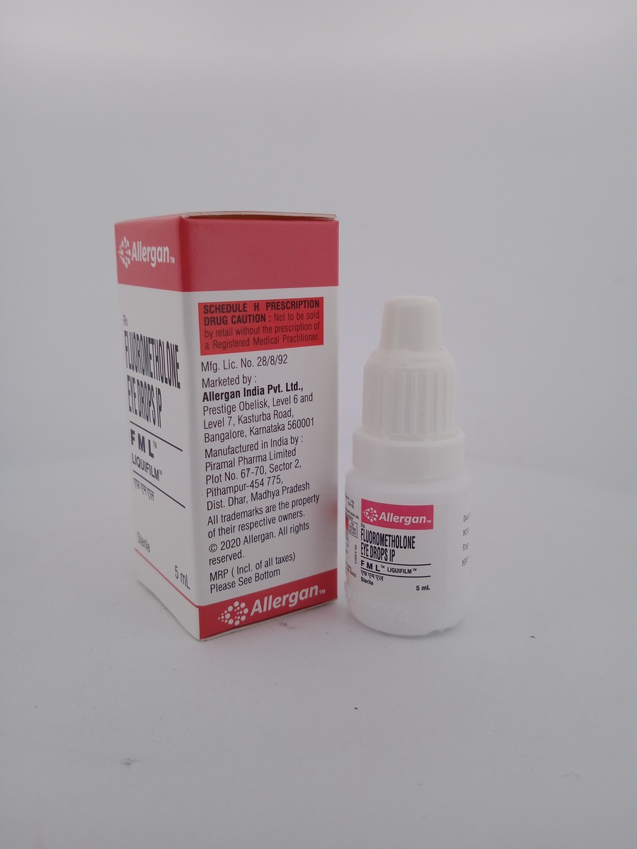 FML LIQUIFILM EYE DROPS 5ML | Fluorometholone 0.1% Steroid.