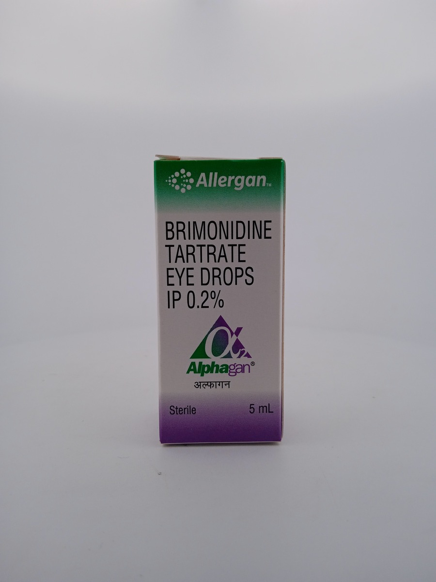 ALPHAGAN EYE DROPS 5ML | Brimonidine 0.2% for Glaucoma.