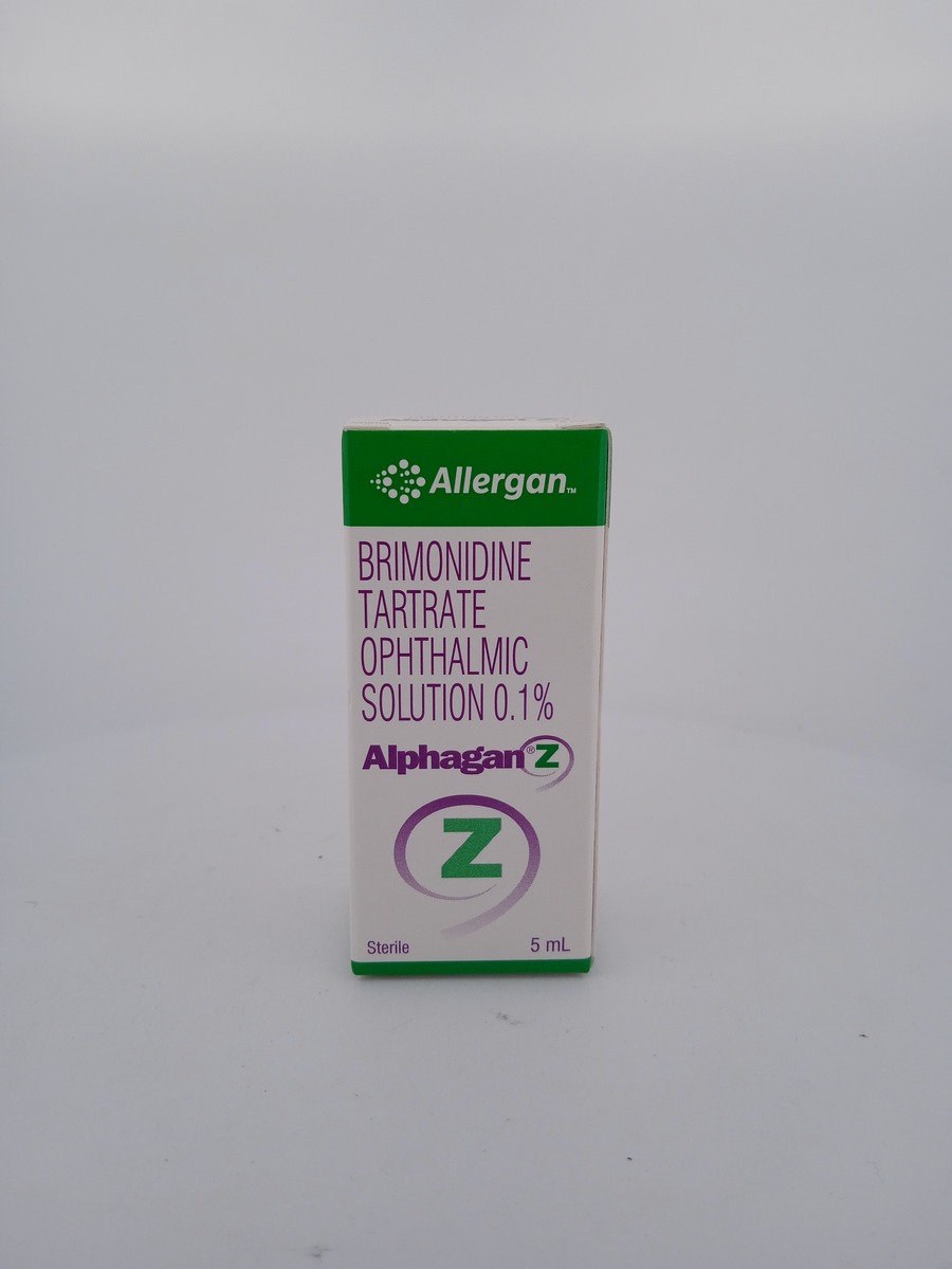ALPHAGAN Z EYE DROPS 5ML | Brimonidine 0.1% for Glaucoma.